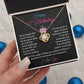 17th Birthday Necklace Gift for Her – Inspirational Message Card