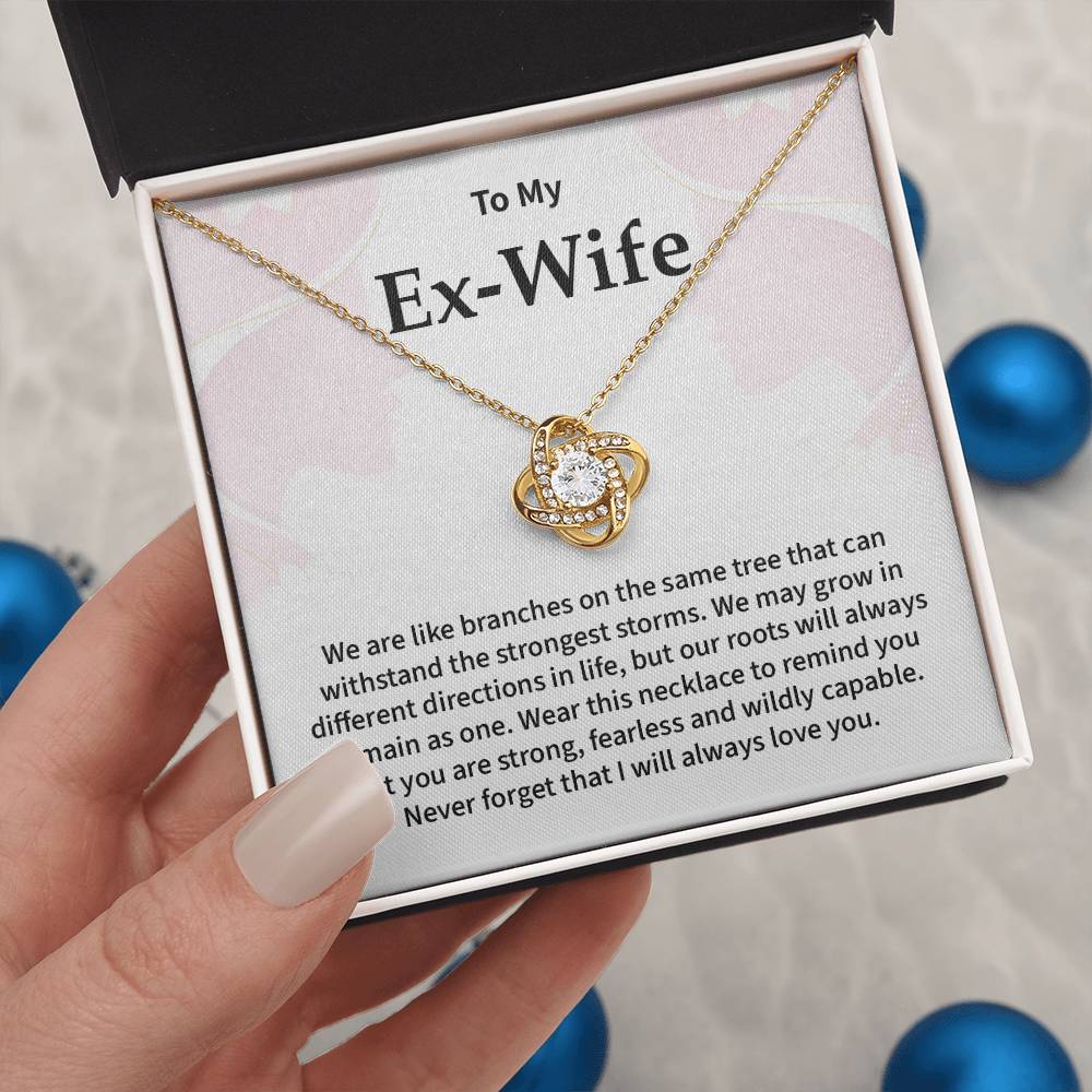 Ex-Wife Gift from Ex-Husband with Message Card