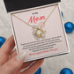 Daughter to Mom Necklace Gift with Message Card