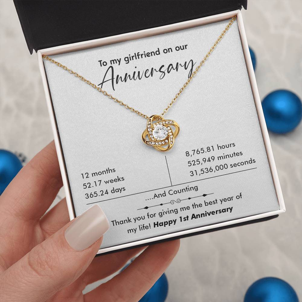 1st Anniversary Gift for Girlfriend – Necklace Box