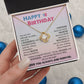 18th Birthday Necklace for Girl – Pastel Message Card Jewelry Gift