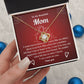 Mom Necklace Gift from Daughter with Gift Box