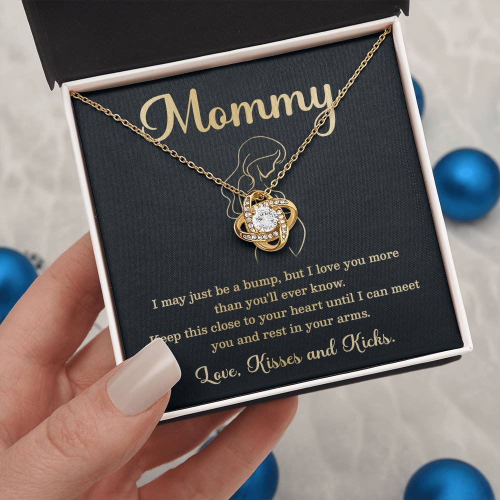 Gift for Pregnant Mom from Baby – Necklace with Card