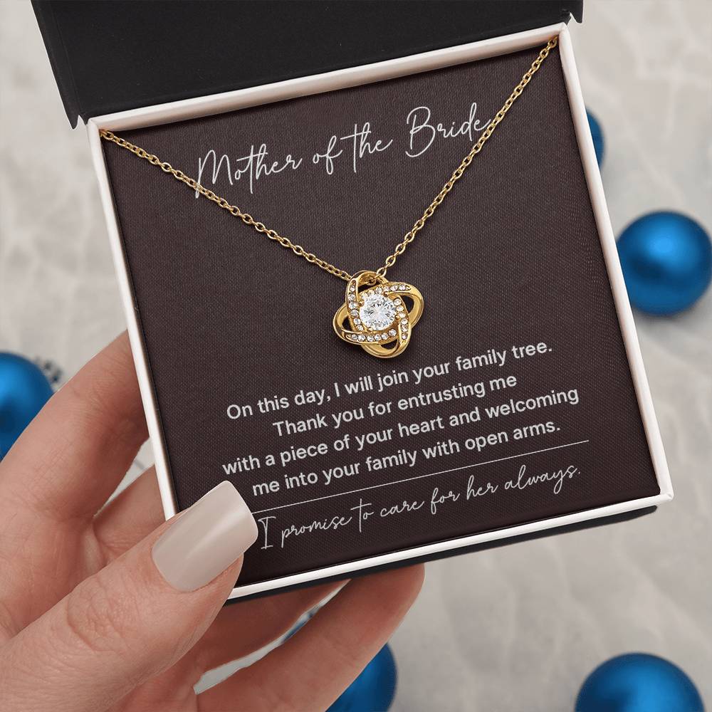Mother of the Bride Necklace from Groom