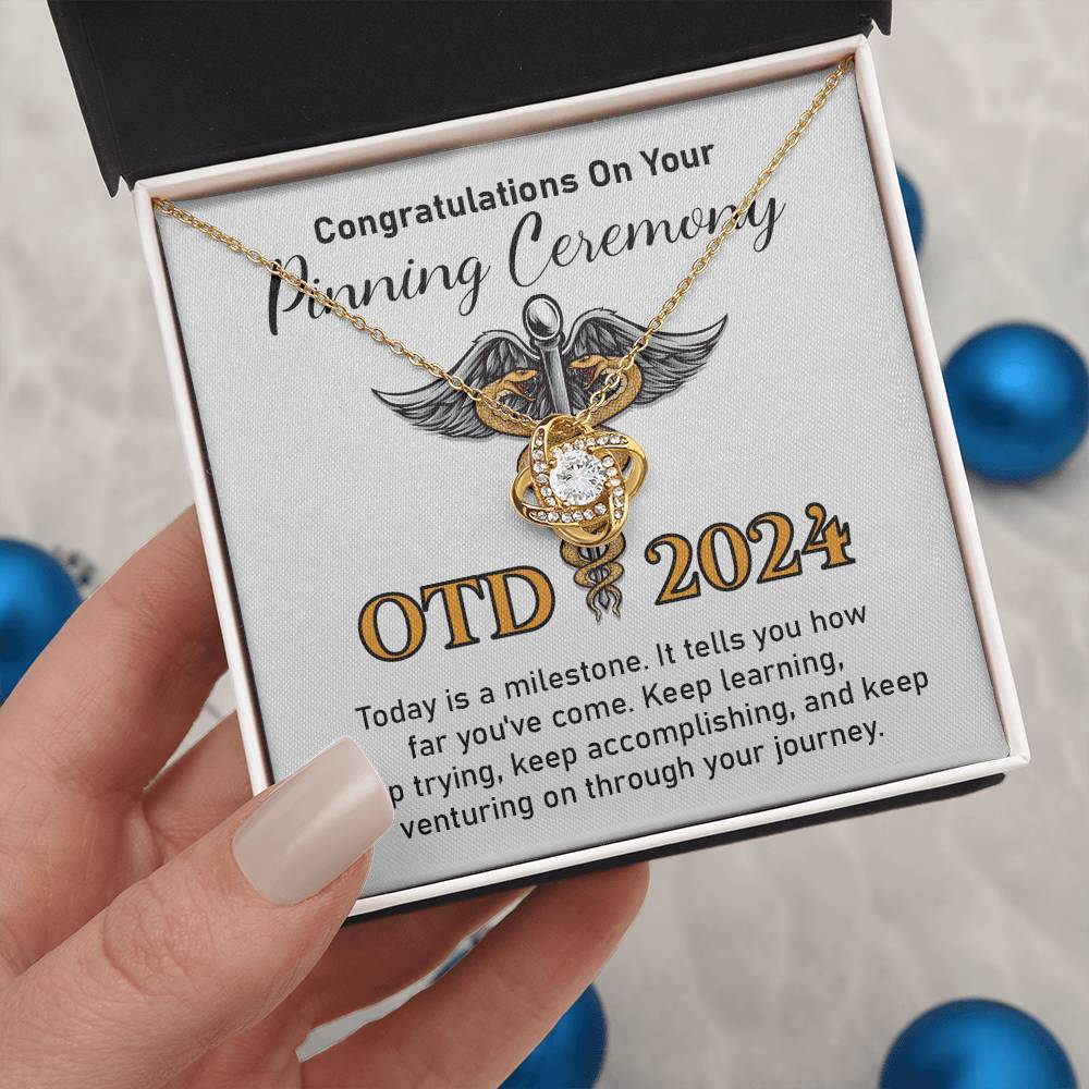 Congratulations On Your Otd 2024 Pinning Ceremony Necklace Otd 2024 Pinning Ceremony Necklace Pinning Ceremony Milestone Necklace Congratulations Pinning Ceremony Jewelry Otd 2024 Graduation Necklace Gift Necklace For Celebrating