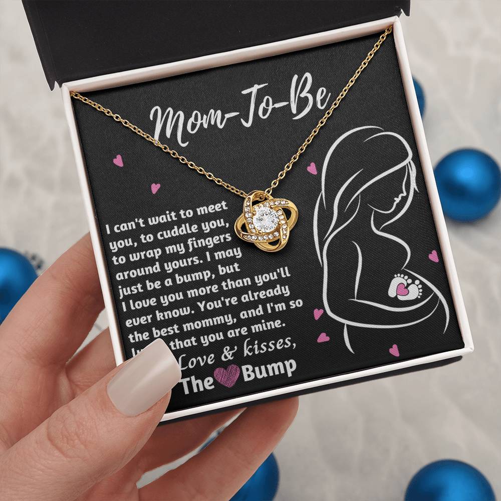 Mom To Be Necklace For Pregnant Women, Mommy Present From Unborn Baby, Gift For Expecting Moms, Pregnancy Jewelry Necklace With Wonderful Message Card And Box.