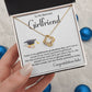 Girlfriend Graduation Necklace with Funny Proud Message