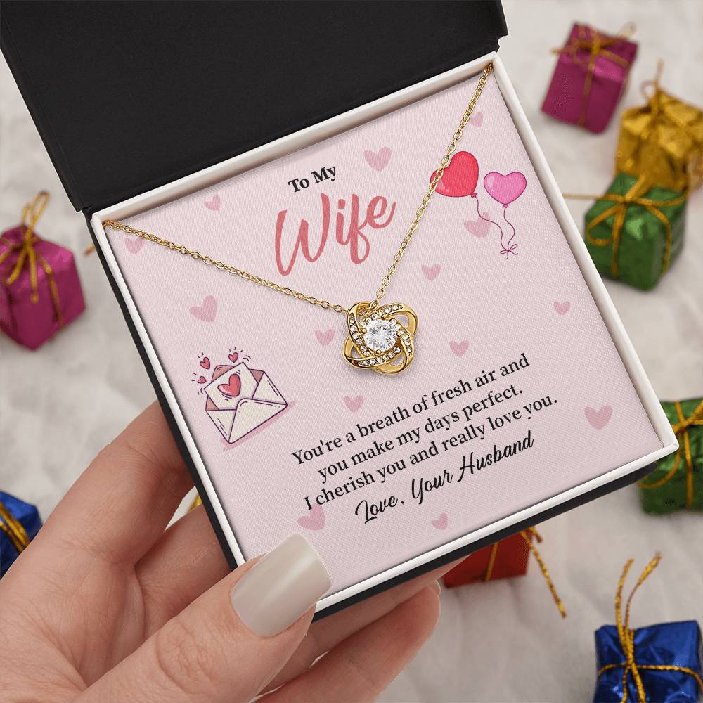 Romantic Wife Necklace Gift from Husband Love Box