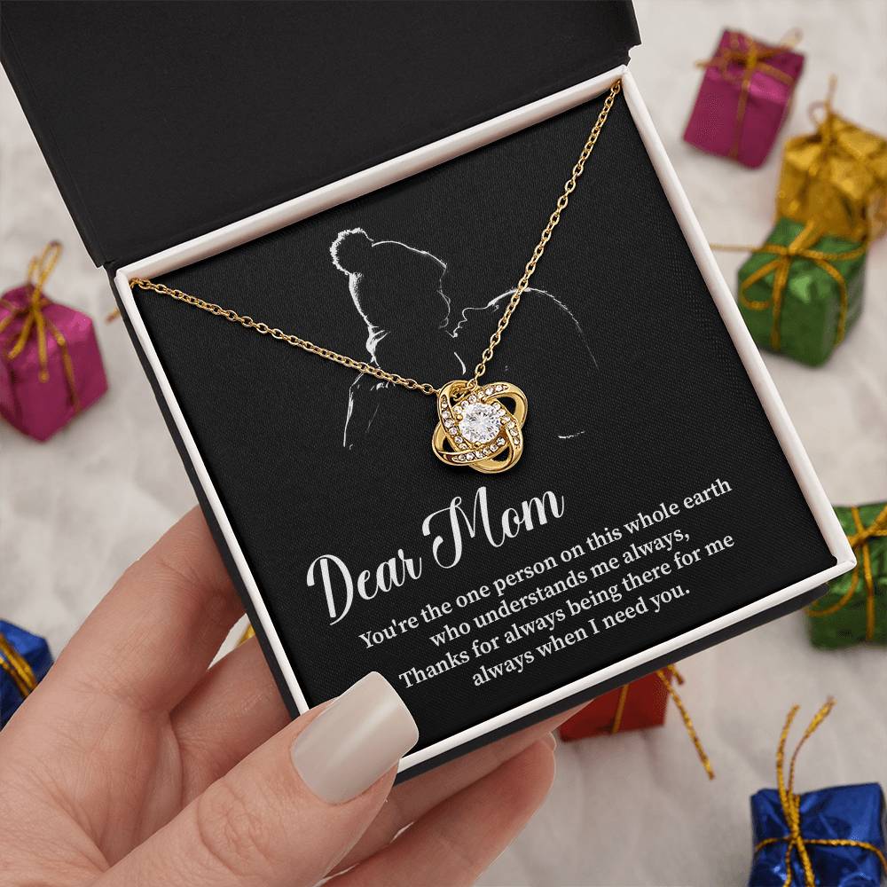 Mom Necklace Gift from Daughter or Son