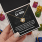 Funny Ex Wife Gift – Necklace with Message Card & Box