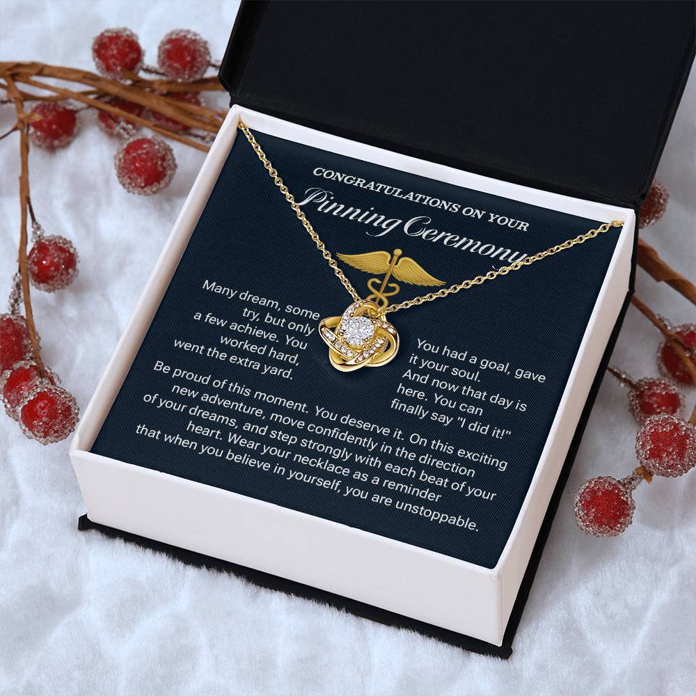 Congratulations On Your Pinning Ceremony Necklace Pinning Ceremony Necklace Gift Congratulations Pinning Ceremony Jewelry Believe In Yourself Necklace Jewelry For New Adventure Graduation Necklace Gift Necklace For Graduates