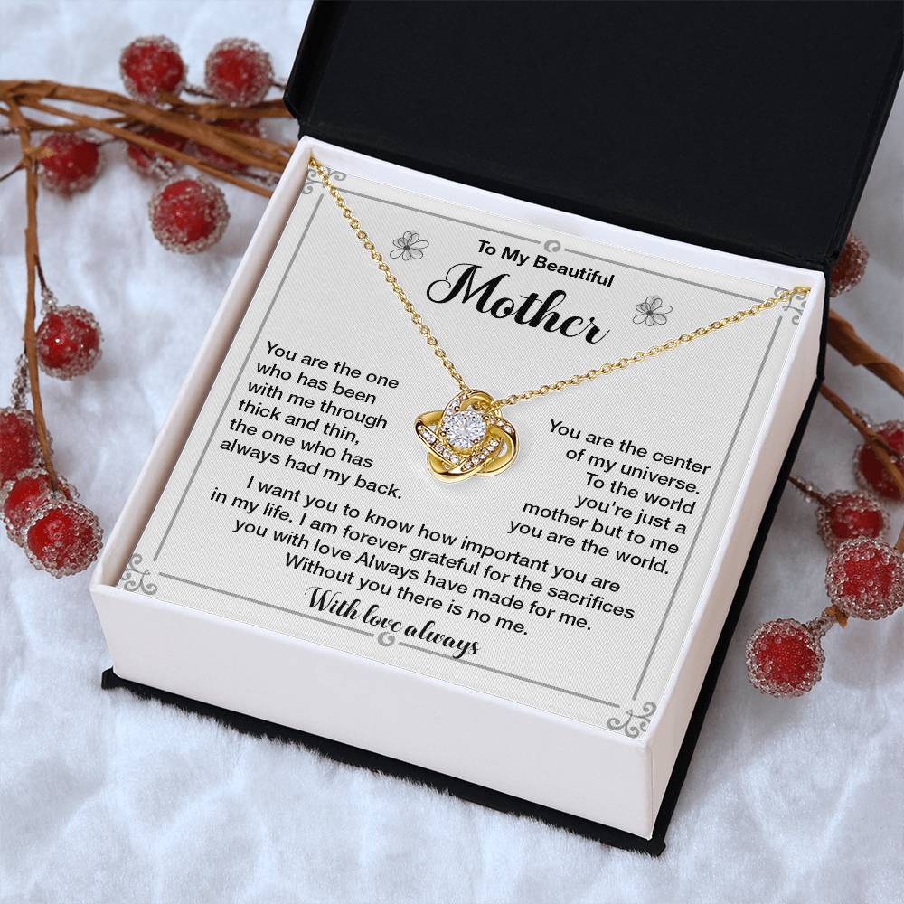 To My Beautiful Mother I Want To Know How Important You Are In My Life Mother's Day Gift Ideas For Mom