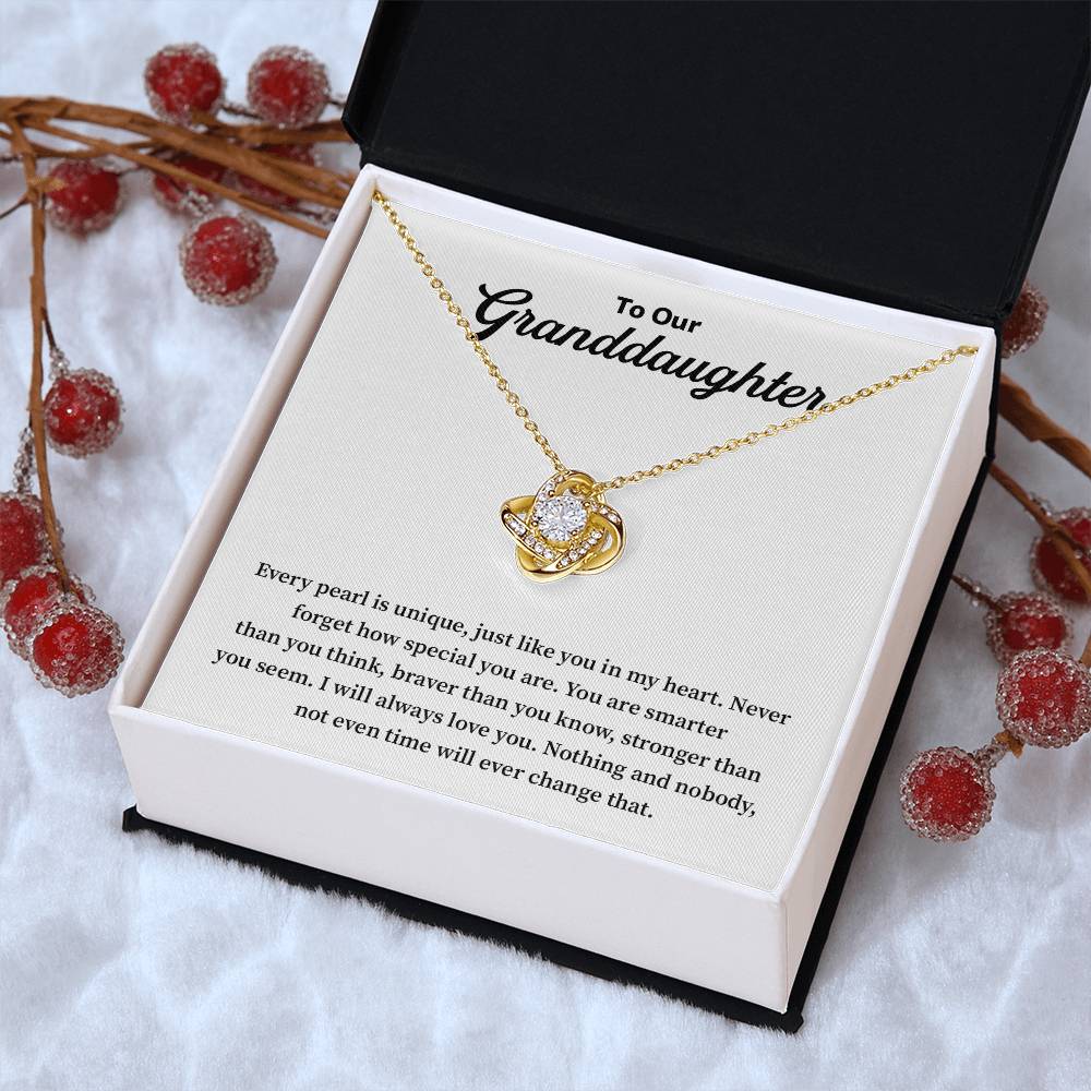 To Our Granddaughter Granddaughter Necklace Gift Sentimental Jewelry For Granddaughter Emotional Keepsake For Granddaughter Jewelry Gift For Granddaughter Unique Pearl Necklace Special Gift For Granddaughter Meaningful Gift For Granddaughter