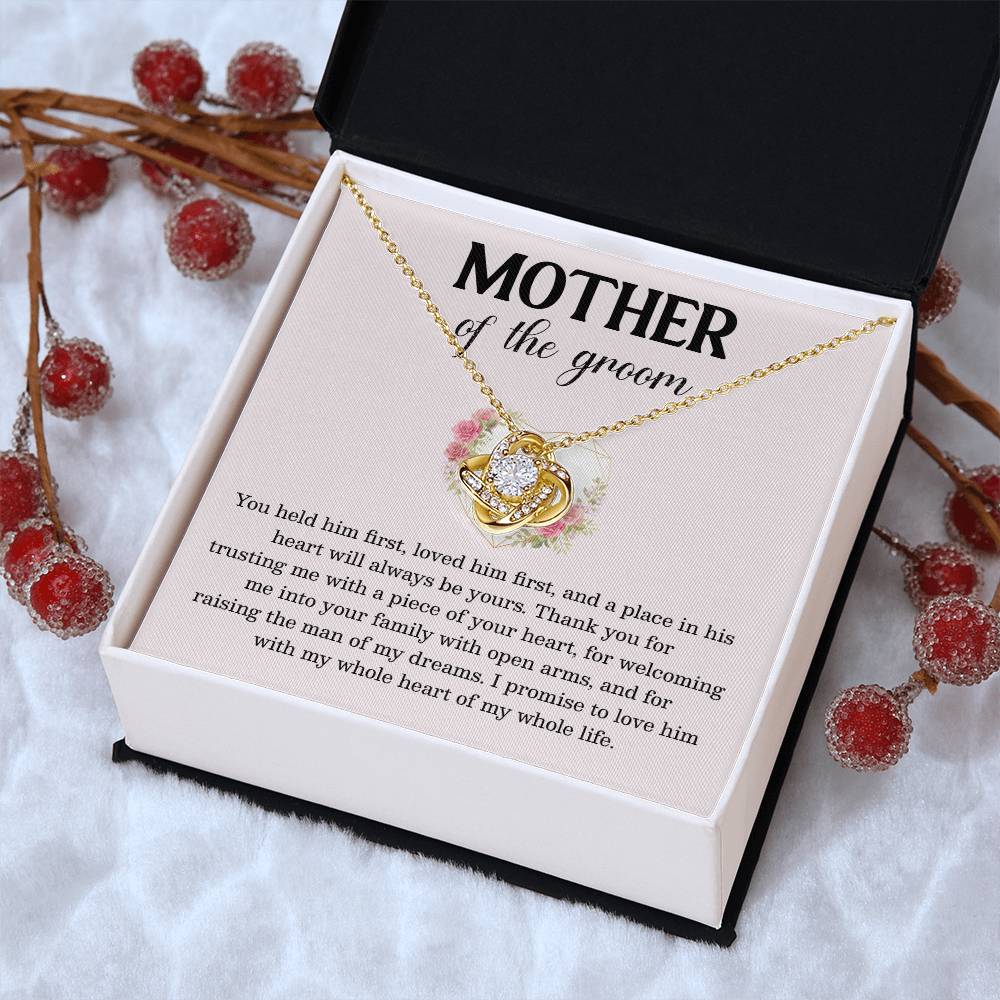 To The Mother Of The Groom Mother Of The Groom Necklace Gift Sentimental Jewelry For Mother Of The Groom Emotional Keepsake For Mother Jewelry Gift For Groom's Mom Special Gift For Groom's Mom Meaningful Gift For Groom's Mother