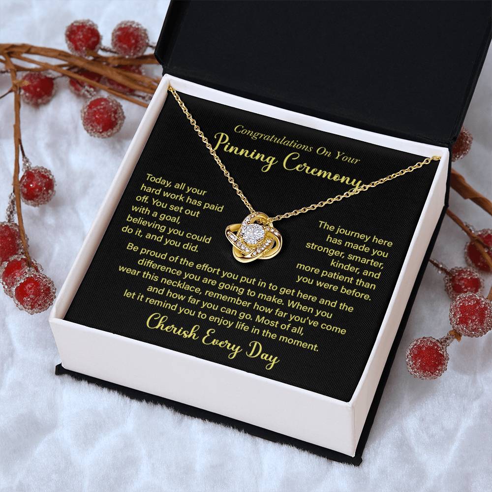 Congratulations On Your Pinning Ceremony Necklace Pinning Ceremony Necklace Gift Congratulations Pinning Ceremony Jewelry Journey Of Success Necklace Pinning Ceremony Milestone Necklace Necklace To Celebrate Hard Work Pinning Ceremony Keepsake Jewelry