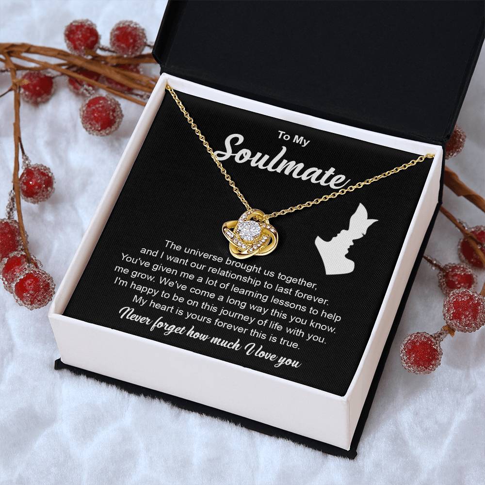 Soulmate Romantic Gift with Heartfelt Message Card