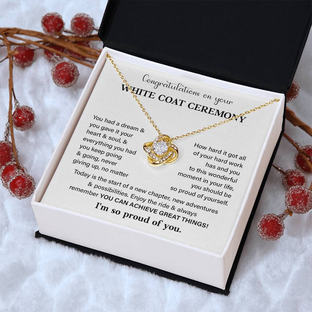 Congratulations On Your White Coat Ceremony White Coat Ceremony Congratulations Necklace New Beginnings Jewelry Meaningful Gift Supportive Gift Emotional Connection Necklace Motivational Jewelry You Are Amazing Necklace