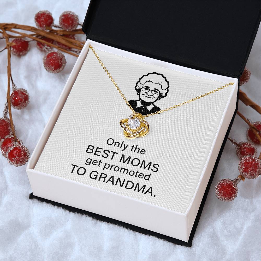 To The Best Moms Who Become Grandmas Grandma Necklace Gift Best Mom To Grandma Gift Jewelry Gift For Grandma Sentimental Jewelry For Grandmother Emotional Keepsake For Grandma Family Connection Necklace Sentimental Keepsake For Grandma