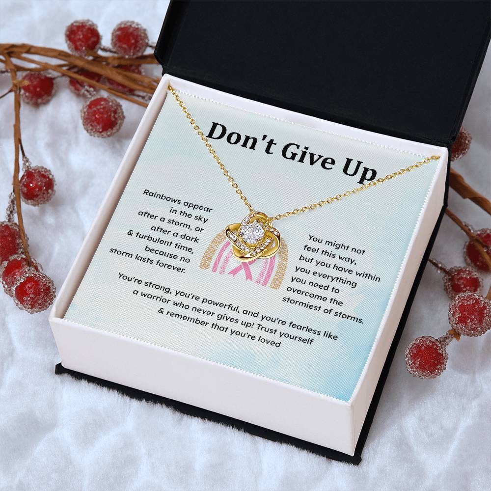 Don't Give Up Strength In Adversity Jewelry Don't Give Up Necklace Gift From Your Husband Meaningful Gift Supportive Gift Motivational Jewelry Never Give Up Necklace Breast Cancer Necklace For Soulmate Personal Growth Jewelry