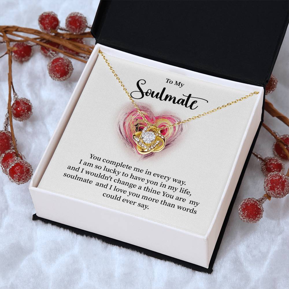 Soulmate Necklace for Her – Romantic Gift Box