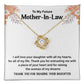 Future Mother-In-Law Necklace from Groom Gift Box