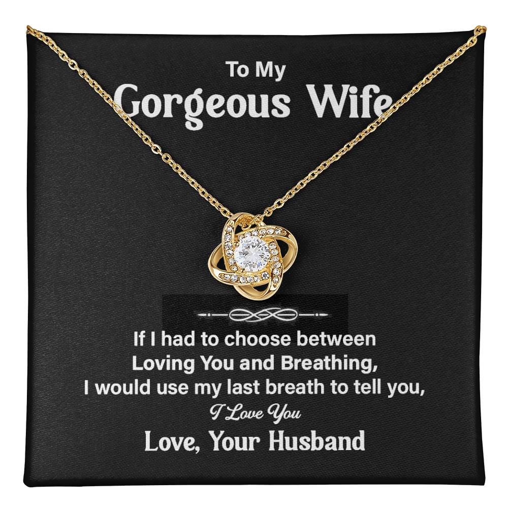 Necklace Gift for Wife from Husband – Last Breath Love