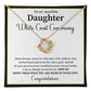 White Coat Ceremony Gift For Daughter Necklace With Gift Box