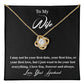 Wife Necklace Gift from Husband with Card & Gift Box