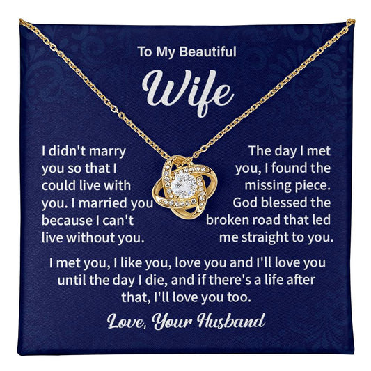 Emotional Gift for Wife from Husband with Love Card