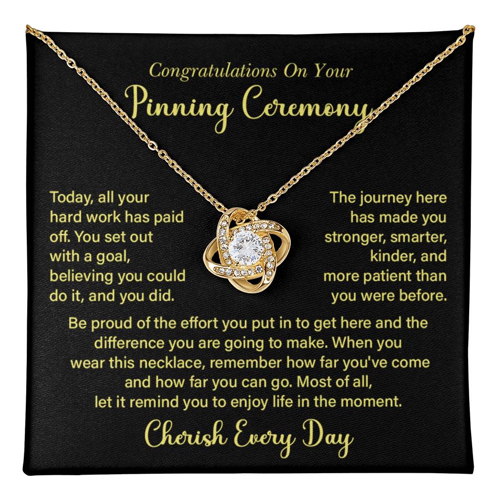 Congratulations On Your Pinning Ceremony Necklace Pinning Ceremony Necklace Gift Congratulations Pinning Ceremony Jewelry Journey Of Success Necklace Pinning Ceremony Milestone Necklace Necklace To Celebrate Hard Work Pinning Ceremony Keepsake Jewelry