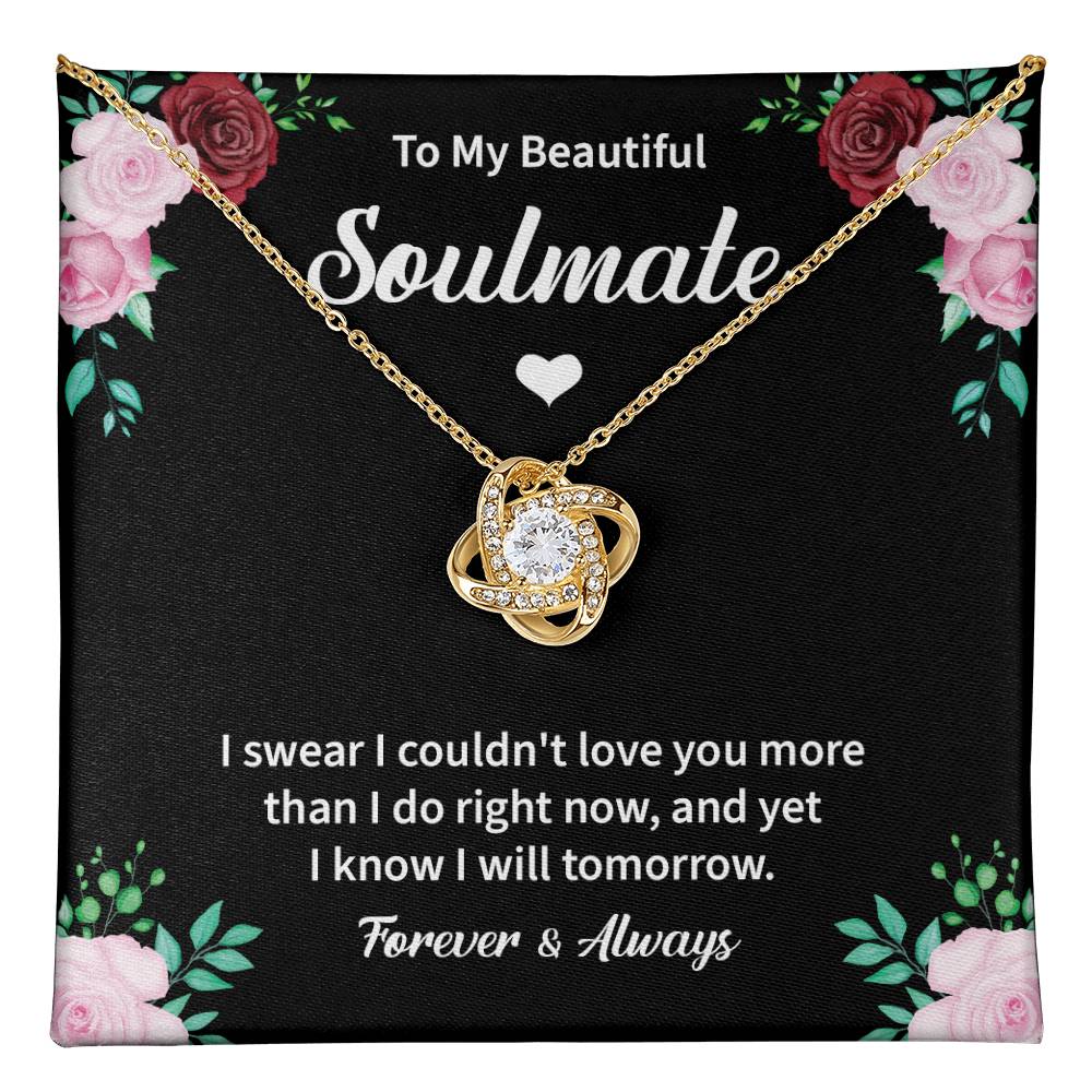 Beautiful Soulmate Necklace with Message Card & Gift Box