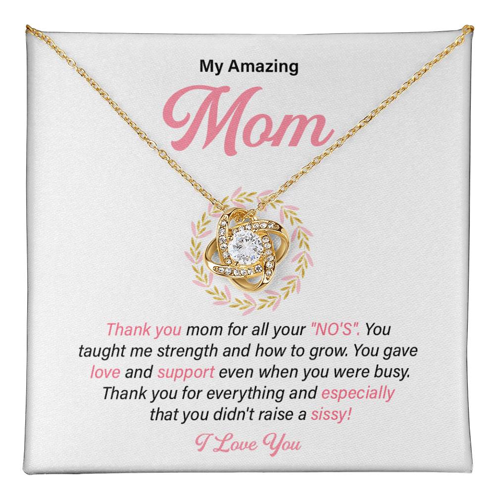 Mom Necklace for Mother’s Day with Gift Card