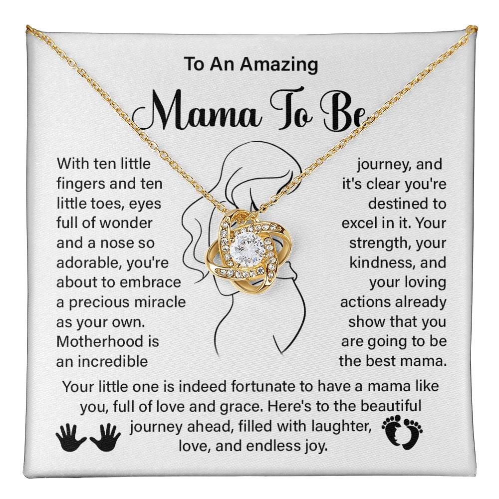 Mama To Be Necklace Gift for Expecting Mother