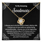 Soulmate Necklace Gift with Message Card & Gift Box
