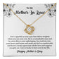 Mother-in-Law Necklace Gift for Mother's Day