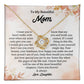 Daughter to Mom Gift Necklace with Message Card