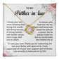 Mother-in-Law Necklace from Daughter-in-Law Gift Box