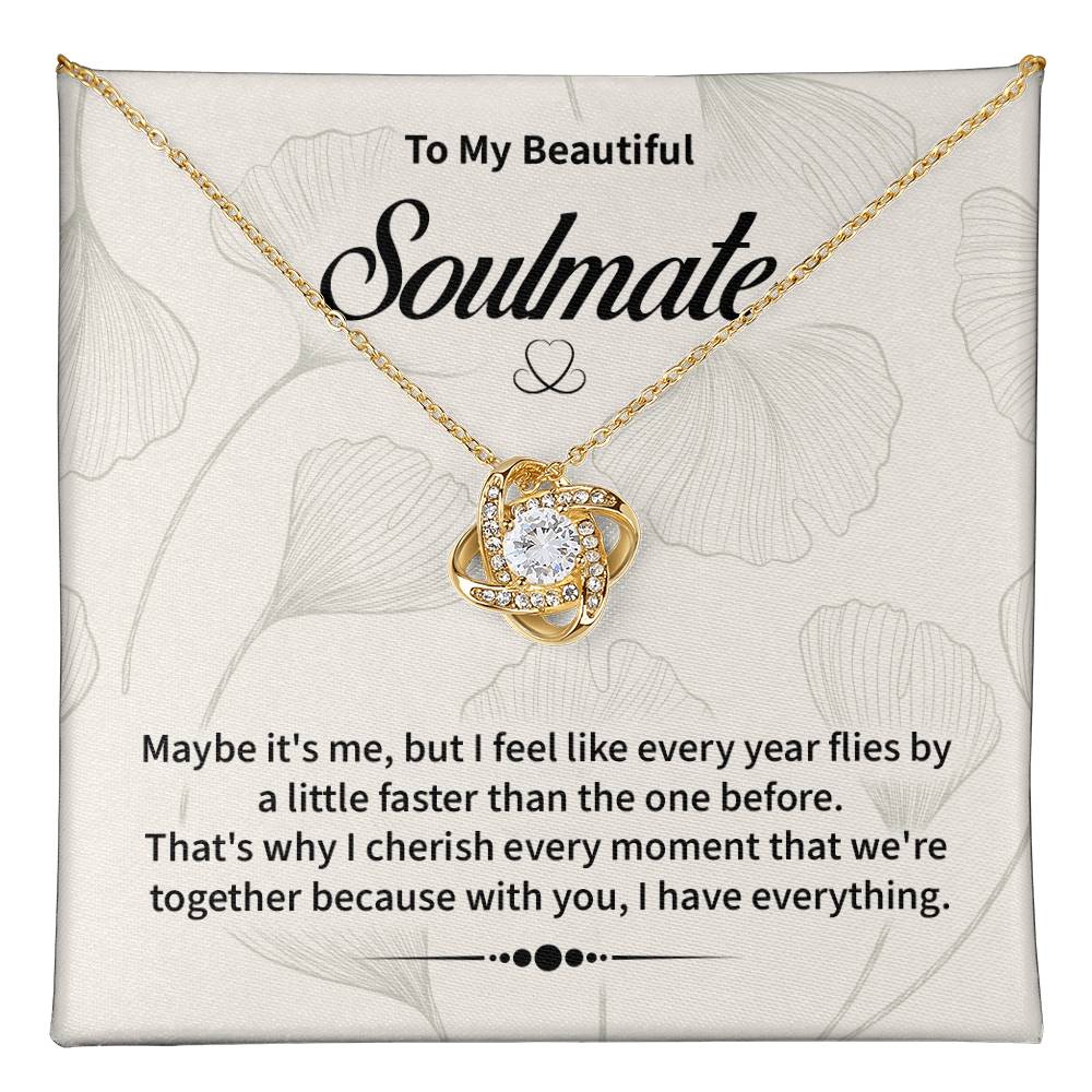 Soulmate Necklace for Her – Gift Box Included