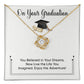 Graduation Gift Necklace for Her – Perfect for Daughter, Niece, Sister, or Friend