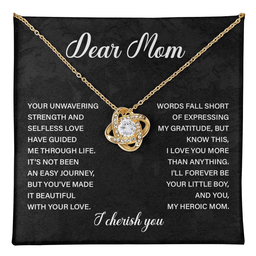 Dear Mom Dear Mom Necklace Gift Thoughtful Gift For Mom Unique Gift For Mother-child Bond Meaningful Gift For Mom Proud Son Gift For Mom Special Occasion Gift For Mom Best Mom Ever Necklace Spiritual Bond With Mom Necklace