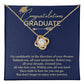 Graduation Necklace Gift For Women With Message Card