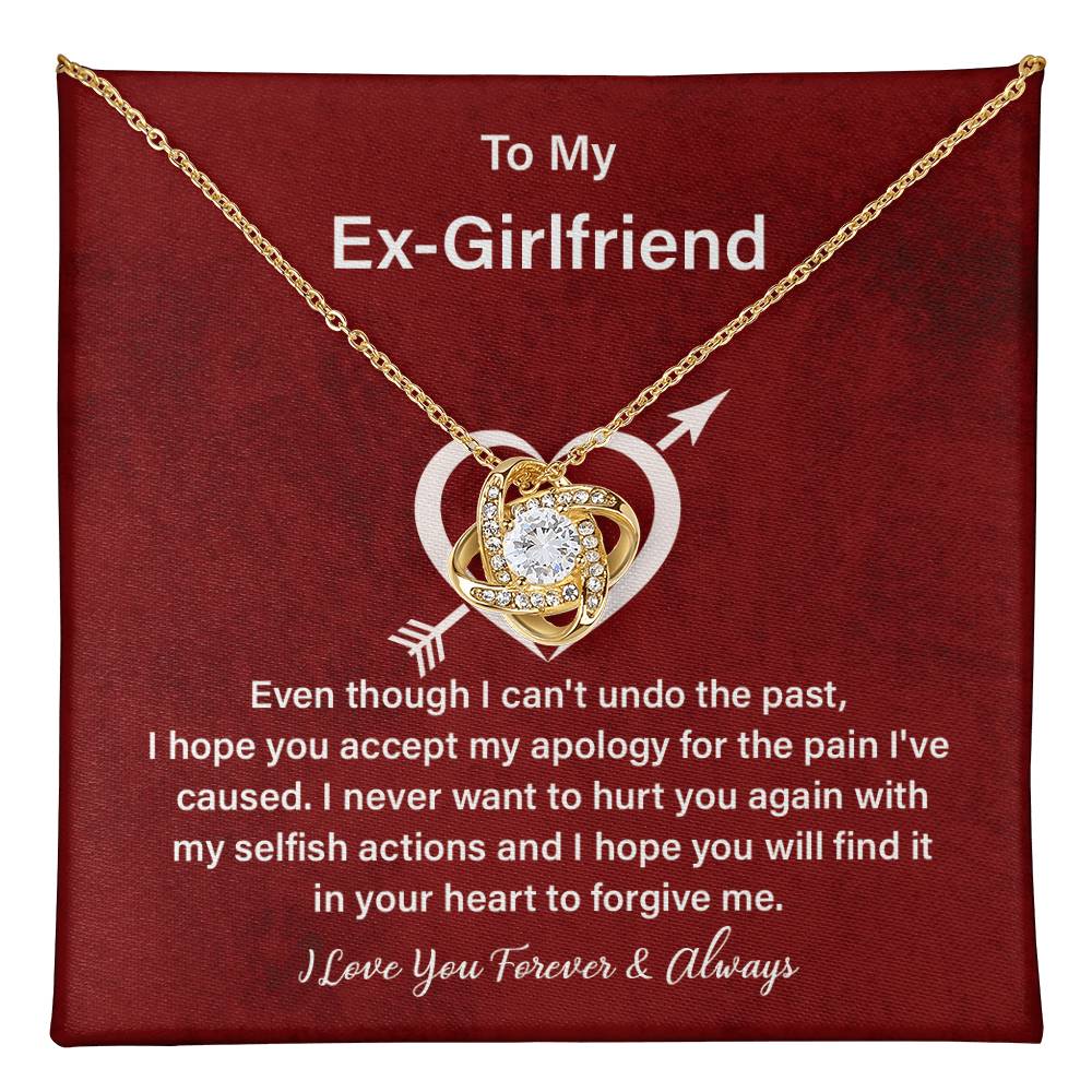 Apology Necklace Gift for Ex-Girlfriend with Gift Box