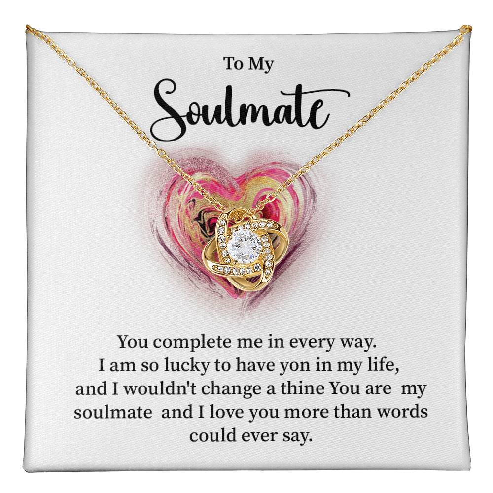 Soulmate Necklace for Her – Romantic Gift Box