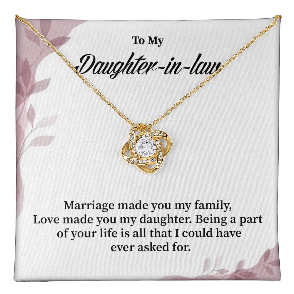 Daughter-in-Law Necklace Gift with Sentimental Card
