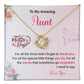Mother’s Day Gift for Aunt – Love Knot Necklace