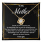 Mom Necklace Gift from Daughter – Gift Box Message