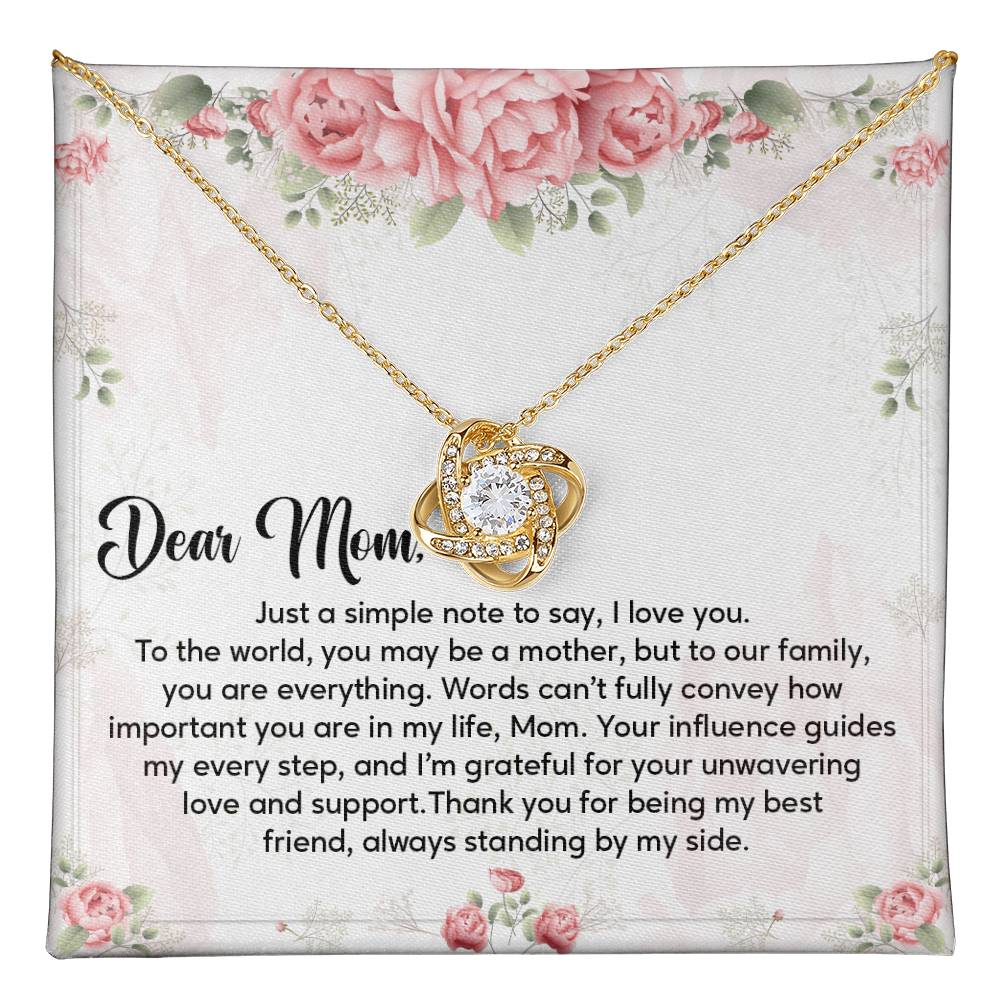 To Mom from Daughter – Message Card Gift