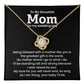 Wedding Day Necklace Gift for Mom from Daughter