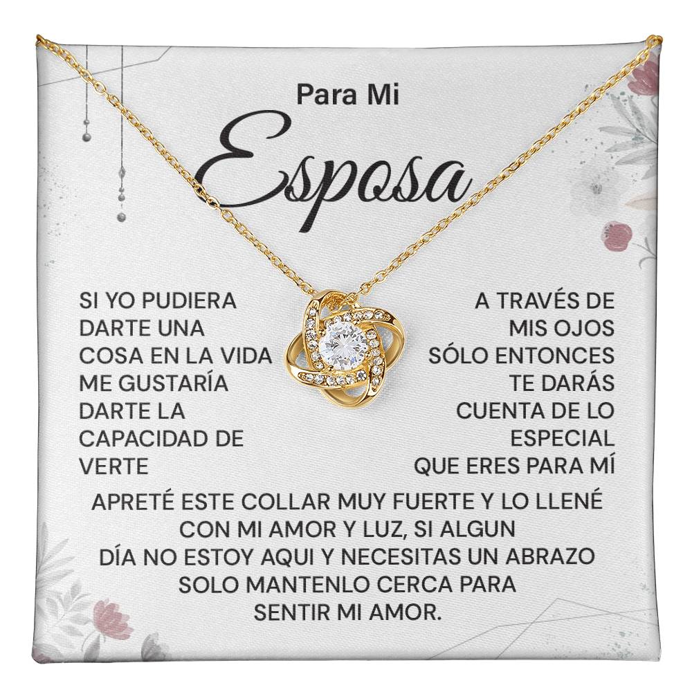Para Mi Esposa, Amor Eterno, Collar De Joyería De Sincero Agradecimiento, Collar De Corazón Y Alma, Collar De Agradecimiento, Collar De Regalo Que Celebra Nuestro Vínculo, Regalo Especial Para Mi Esposa, Mensaje Sincero Con Collar Para Mi Novia