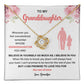 Granddaughter Gift from Grandpa – Love Note Necklace